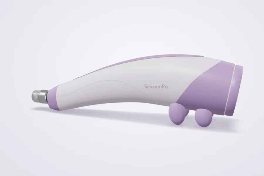 SchaumPo in Lavendel, Produktvisualisierung